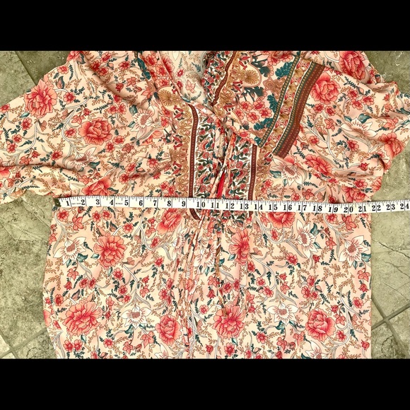 SHEIN Boho Blouse L - Picture 9 of 11